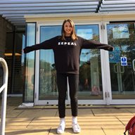 Leah Salm with arms out